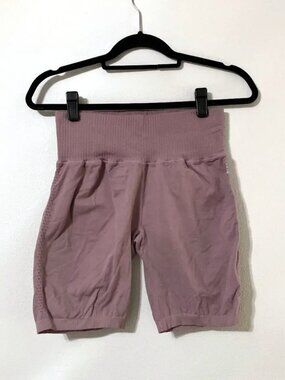 FP Movement Bike Shorts with Laser Cut Side Detail | Mauve | M/L